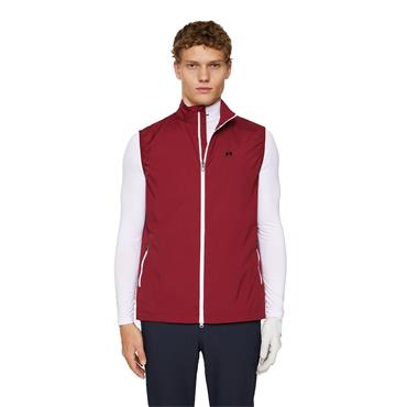 J.Lindeberg Gents Ash Light Packable Vest Cabernet (G091)