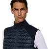 J.Lindeberg Gents Hayden Quilt Hybrid Vest Navy (6855)