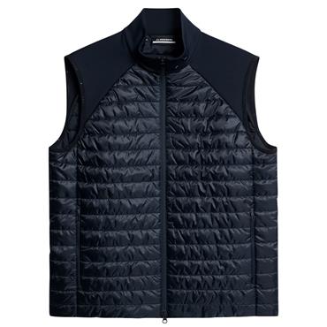 J.Lindeberg Gents Hayden Quilt Hybrid Vest Navy (6855)