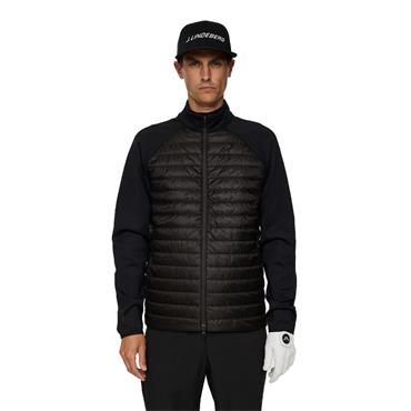 J.Lindeberg Gents Hayden Quilt Hybrid Jacket Black (9999)