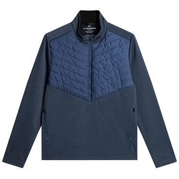 J.Lindeberg Gents Raph Quilt Hybrid Jacket Vintage Indigo (O558)