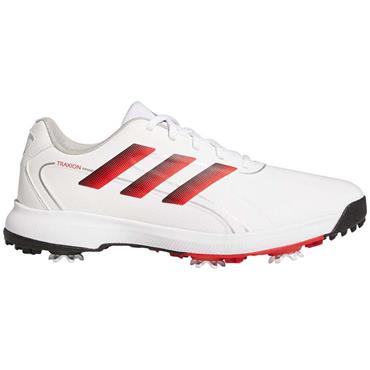 adidas Gents Traxion Lite Max Wide Fit Shoes Cloud White - Core Black - Vivid Red
