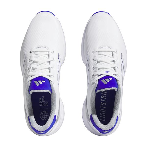 GBQ② adidas Adizero ZG Spikeless Golf Cloud White Collegiate Navy