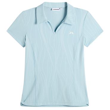 J.Lindeberg Ladies Marlie Polo Shirt Forget Me Not Blue (O127)