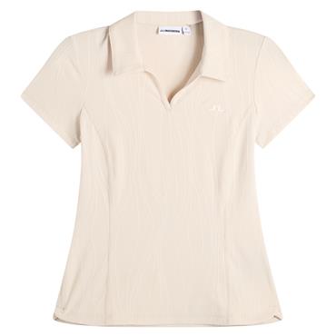 J.Lindeberg Ladies Marlie Polo Shirt Moonbeam (U029)