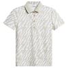 J.Lindeberg Ladies Tour Tech Print Polo Shirt Oak Island Fossil (C150)
