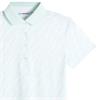 J.Lindeberg Ladies Tour Tech Print Polo Shirt Oak Skylight (O589)