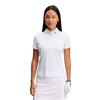 J.Lindeberg Ladies Tour Tech Print Polo Shirt Oak Skylight (O589)