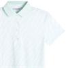 J.Lindeberg Ladies Tour Tech Print Polo Shirt Oak Skylight (O589)