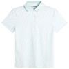 J.Lindeberg Ladies Tour Tech Print Polo Shirt Oak Skylight (O589)