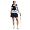 J.Lindeberg Ladies Tour Tech Print Polo Shirt Paradise Skylight (O587)