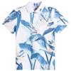 J.Lindeberg Ladies Tour Tech Print Polo Shirt Paradise Skylight (O587)