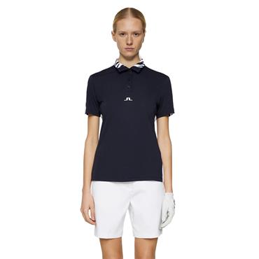 J.Lindeberg Ladies Pip Polo Shirt JL Navy (6855)