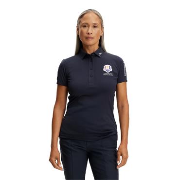 J.Lindeberg Ladies Ryder Cup 2027 Tour Tech Polo Navy 6855