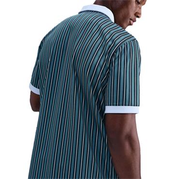 Nike Gents Dri-FIT Victory+ Novelty Polo Shirt  Smoky Blue - Pure Platinum - White (006)