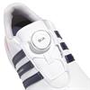 adidas Junior Tour 360 24 BOA  Golf Shoes White - Collegiate Navy - Lucid Red