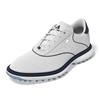 adidas Ladies MC70 Spikeless Golf Shoes White - Collegiate Navy - Lucid Ray Blue