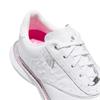 adidas Ladies MC70 Spikeless Golf Shoes White - Silver Met - Lucid Pink