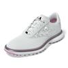 adidas Ladies MC70 Spikeless Golf Shoes White - Silver Met - Lucid Pink