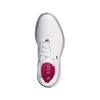 adidas Ladies MC70 Spikeless Golf Shoes White - Silver Met - Lucid Pink