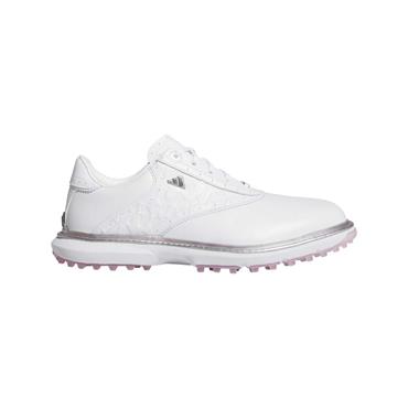 adidas Ladies MC70 Spikeless Golf Shoes White - Silver Met - Lucid Pink