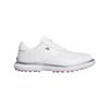 adidas Ladies MC70 Spikeless Golf Shoes White - Silver Met - Lucid Pink
