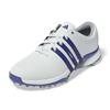 adidas Gents Tour 360 24 Golf Shoes White - Tear Royal Blue - Lucid Blue