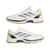 adidas Gents Adizero ZG Spikeless Golf Shoes White - Core Black - Ice Tangerine