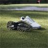 adidas Gents Adizero ZG Spikeless Golf Shoes White - Core Black - Ice Tangerine