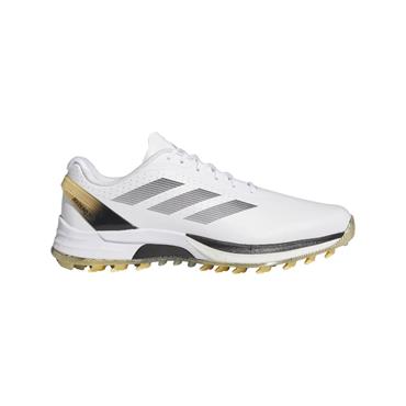 adidas Gents Adizero ZG Spikeless Golf Shoes White - Core Black - Ice Tangerine