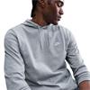 Nike Gents Club Knit Hoodie Dark Grey Heather - Light Smoke Grey - White (063)