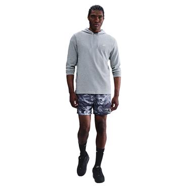 Nike Gents Club Knit Hoodie Dark Grey Heather - Light Smoke Grey - White (063)