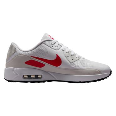 Nike Gents Air Max 90 G Shoes White - Photon Dust - Midnight Navy - Fire Red (107)