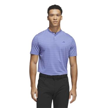 adidas Gents Ultimate365 Sport Collar Polo Shirt Short Sleeve Frozen Purple - Dual Indigo