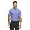 adidas Gents Ultimate365 Sport Collar Polo Shirt Short Sleeve Frozen Purple - Dual Indigo