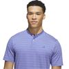 adidas Gents Ultimate365 Sport Collar Polo Shirt Short Sleeve Frozen Purple - Dual Indigo