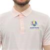 adidas Gents Ryder Cup 2027 Performance Two - Colour Stripe Polo Shirt White - Frozen Turbo