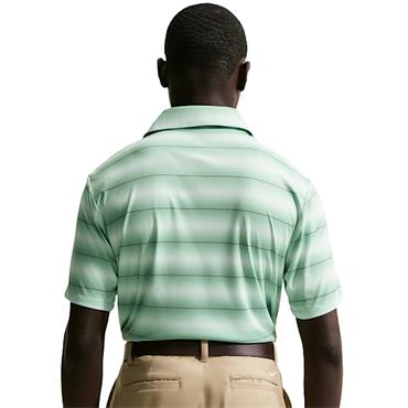 Nike Gents DriFit Par Striped Polo Shirt Barely Green (394)
