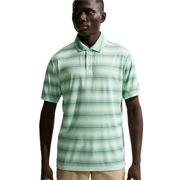Nike Gents DriFit Par Striped Polo Shirt Barely Green (394)
