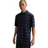 Nike Gents DriFit Par Striped Polo Shirt College Navy (419)