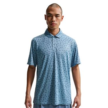 Nike Gents DriFit Par 5 Short Sleeve Polo Shirt Blue (486)