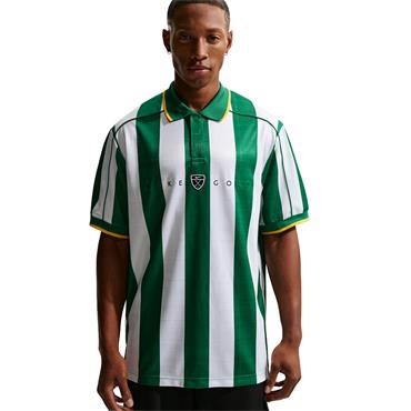 Nike Gents DriFit Fairway Fresh Loose Polo Shirt Malachite - University Gold (Green 365)