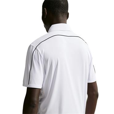Nike Gents Dri-Fit Par Chest Logo Polo Shirt White - Black (100)