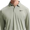 Nike Gents Velocity Dri-Fit Long-Sleeve Chest Logo Polo Shirt Jade Green (370)