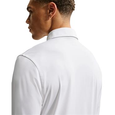 Nike Gents Velocity Dri-Fit Long-Sleeve Chest Logo Polo Shirt White (100)