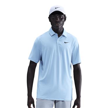 Nike Gents DriFit Velocity Short Sleeve Solid Polo Blue (407)