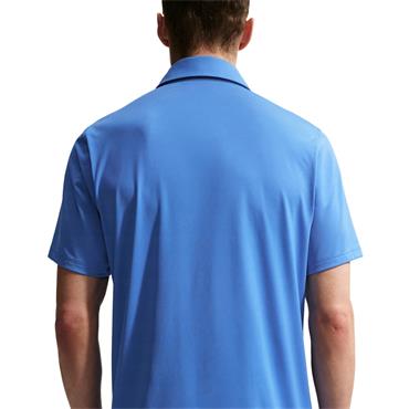 Nike Gents DriFit Velocity Short Sleeve Solid Polo Pacific Blue - Black (427)