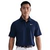 Nike Gents DriFit Velocity Short Sleeve Solid Polo Shirt College Navy - White (419)