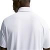 Nike Gents DriFit Velocity Short Sleeve Solid Polo Shirt White - Black (100)