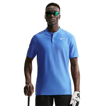 Nike Gents DriFit Velocity Blade Polo Shirt Pacific Blue (427)